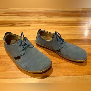 El Naturalista shoes, powder blue suede, size 39